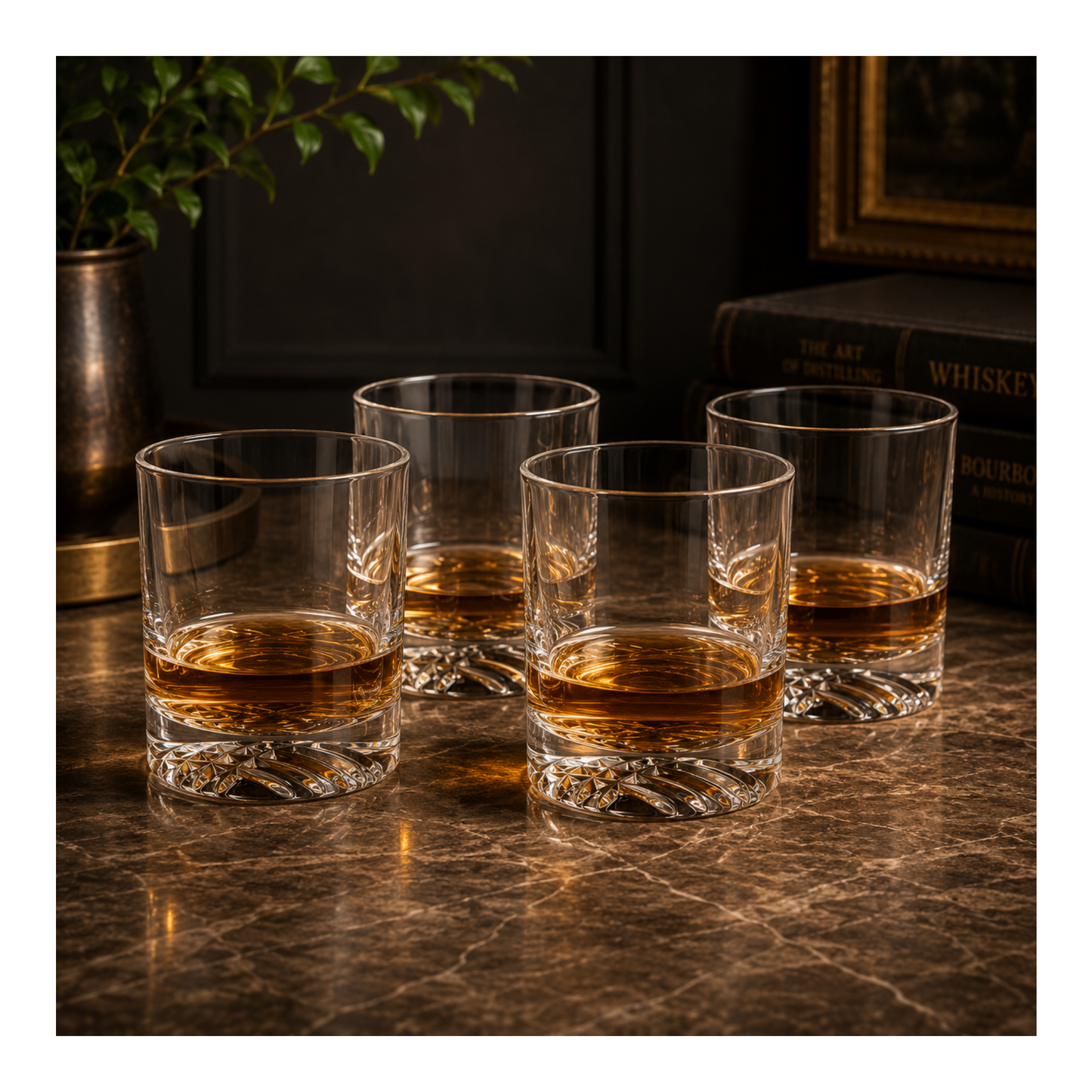 Polar Camel 5-Piece Glass Decanter Set