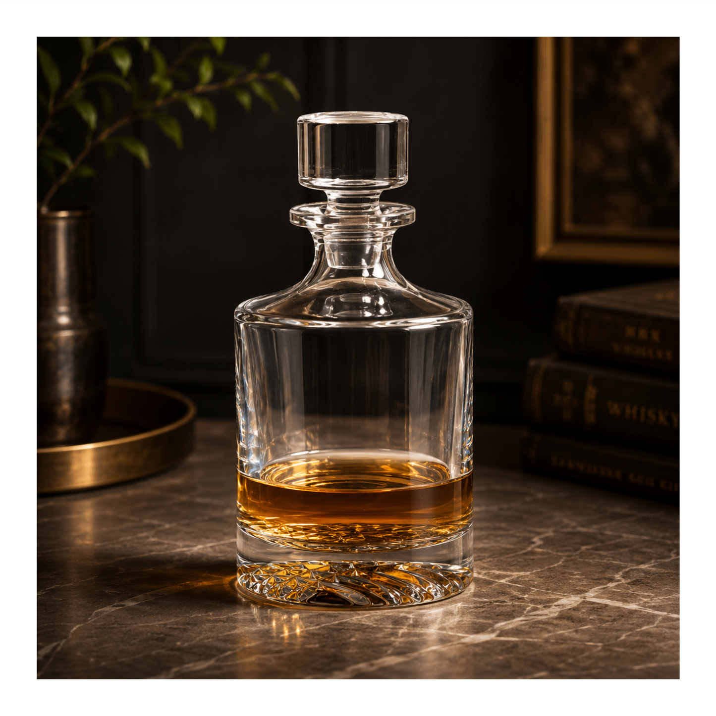 Polar Camel 5-Piece Glass Decanter Set