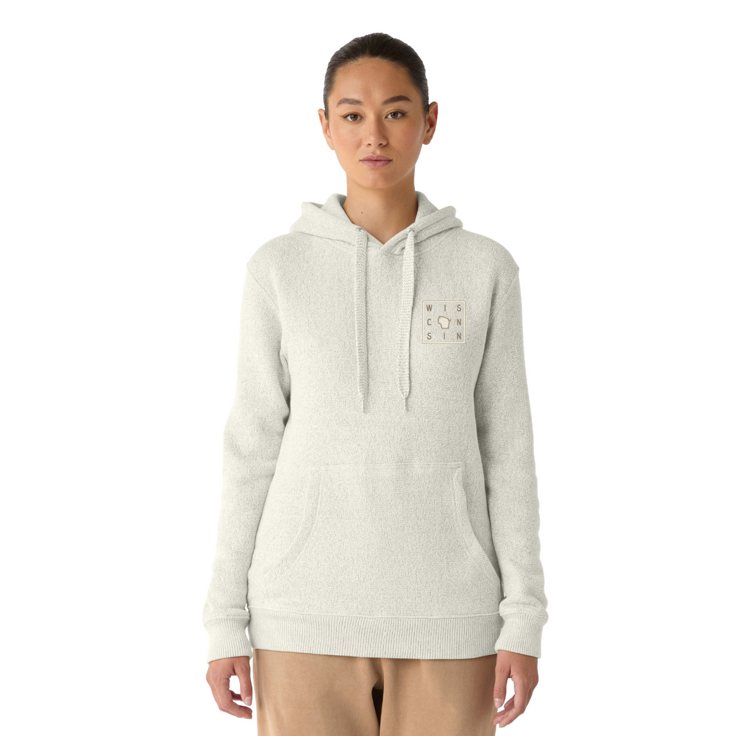 Wisconsin Heritage Hoodie - Latte